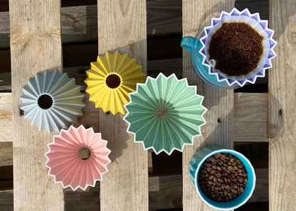 Origami paper filters 