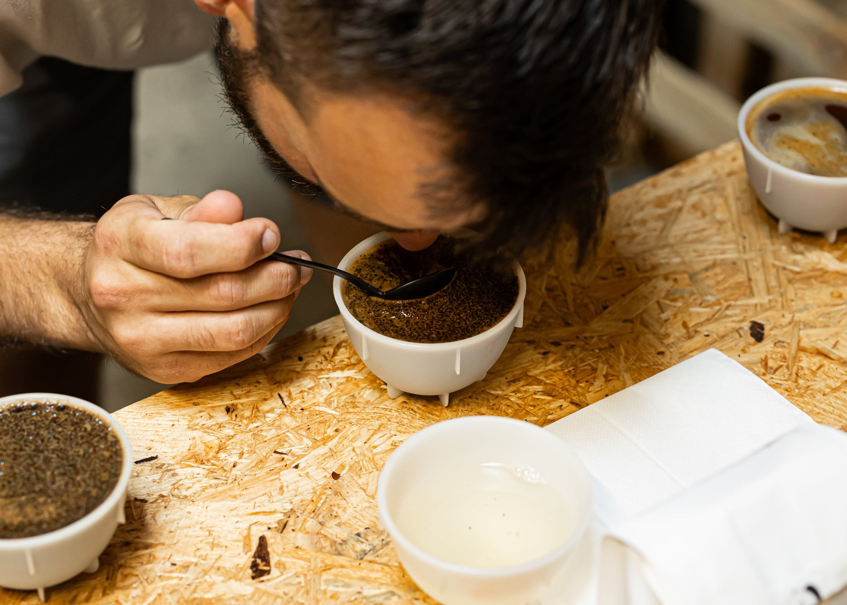 cupping de café controle qualité post torréfaction